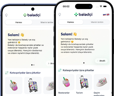 Bələdçi mobil uygulamasını ücretsiz indirin!
